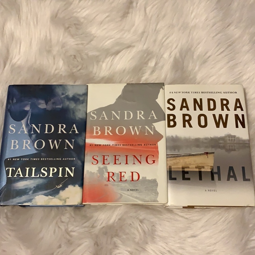 Sandra Brown -SEEING RED and TAILSPIN & LETHAL